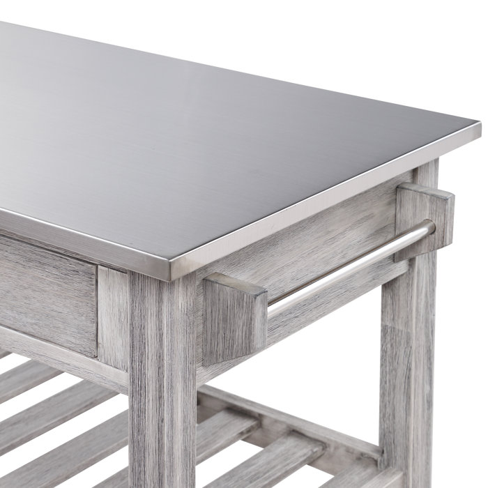 Three Posts Courtright Metal Kitchen Cart & Reviews Wayfair Canada